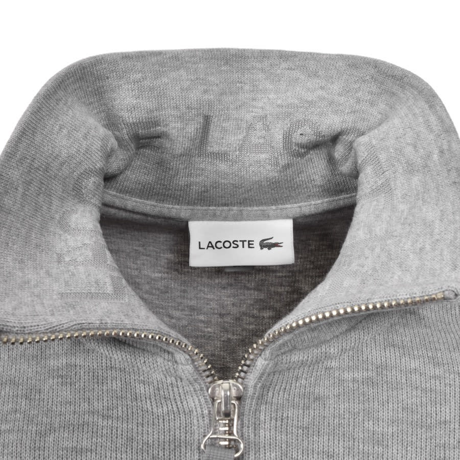 Alternative Image for ProductLacoste Half Zip Sweatshirt Grey3